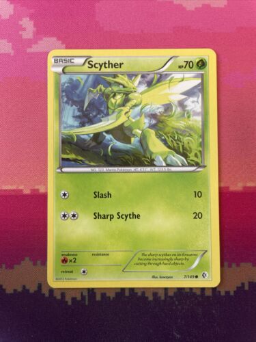 Pokemon Card Scyther Boundaries Crossed Common 7/149 Near Mint