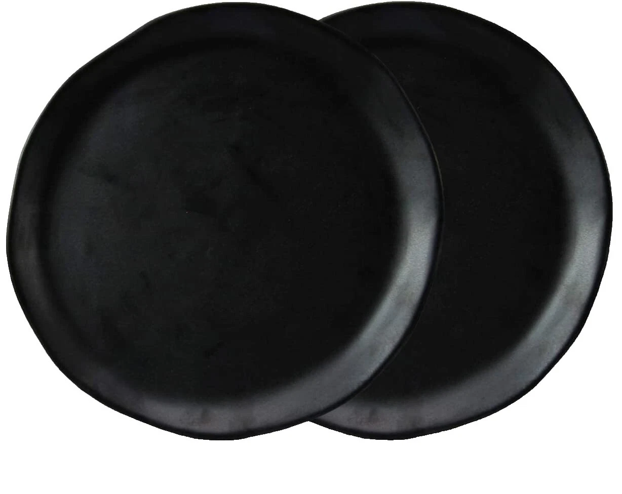 Black Ceramic Dinnerware Plates