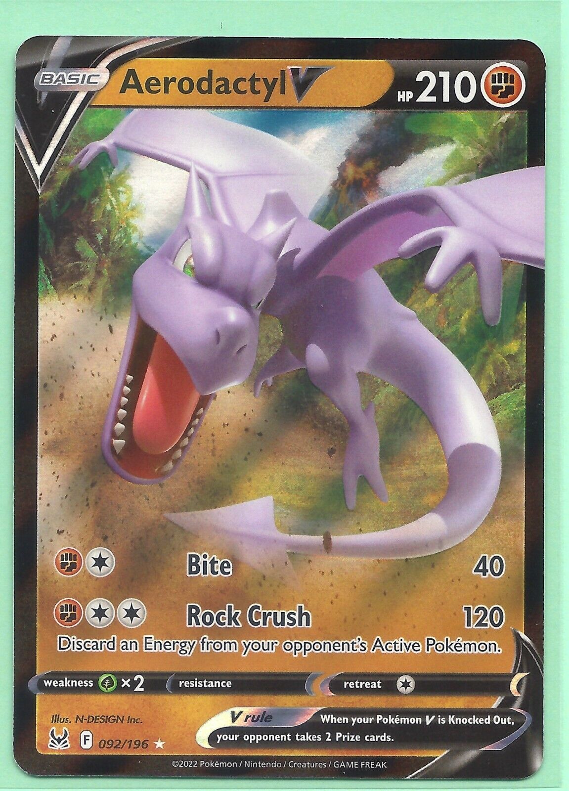 Aerodactyl V (092/196) Carta Avulsa - Pokémon TCG - Escorrega o Preço