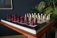 John Jaques Stone Chess set (including the table)