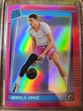 2022-23 Chronicles Draft Picks Nikola Jovic Donruss Optic Rated Rookie Pink #24