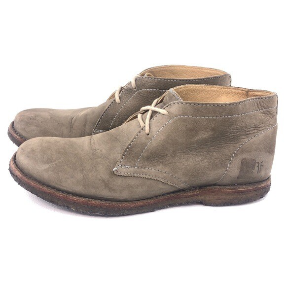 Frye Hudson Crepe Sole Chukka Boots Mens Size 10.5D Gray Frye Hudson Crepe Sole Chukka Boots Mens Size 10.5D Gray