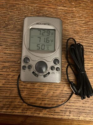Acu-Rite Digital Thermometer Outdoor Plus Humidity Long Cable Sensor | eBay