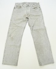 Rare VTG LEVI  S STRAUSS  CO Original Riveted XX Zip Fly Denim Jeans 90s Gray