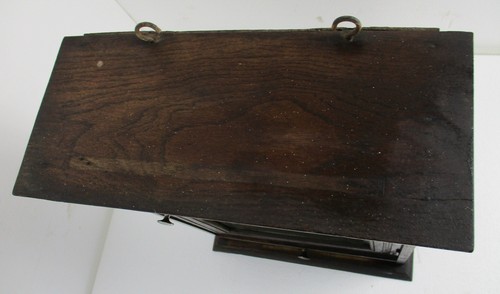 Kitchen Medicine Apothecary Bathroom Cabinet Glass Carved Wood Mid Century Barn - Picture 3 of 6