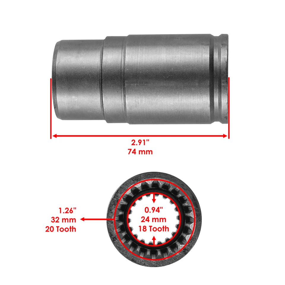 Front Differential Drive Shaft For Can-Am Outlander Max 1000 1000R 4X4 2013-2019 - Image 3 of 4