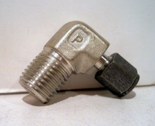  1/8" Tube x 1/4" MNPT  316ss Male Elbow Fitting Parker CPI 2-4 CBZ-SS