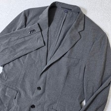 J.Crew Mens 42R Thompson Blazer Grey L/S 2-Button Notched Lapel AU591