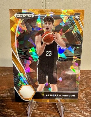 Panini Prizm Draft Picks 2021 Alperen Sengun #42 RC   Orange Ice Prizm - NEW
