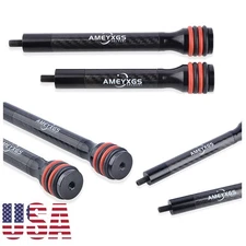 Archery Stabilizer Carbon 6/8/10/12'' Shock Absorber Rod Bow Shooting Accessory