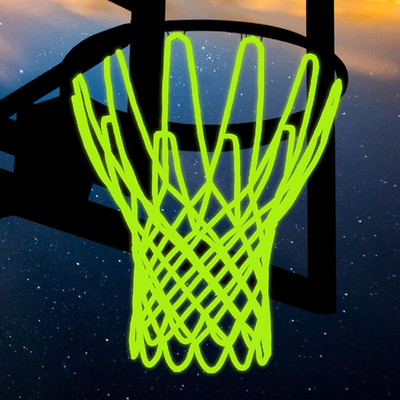 Glow Basketball Net, Nightlight Basketball Net Luminous Outdoor Portable Sun ...