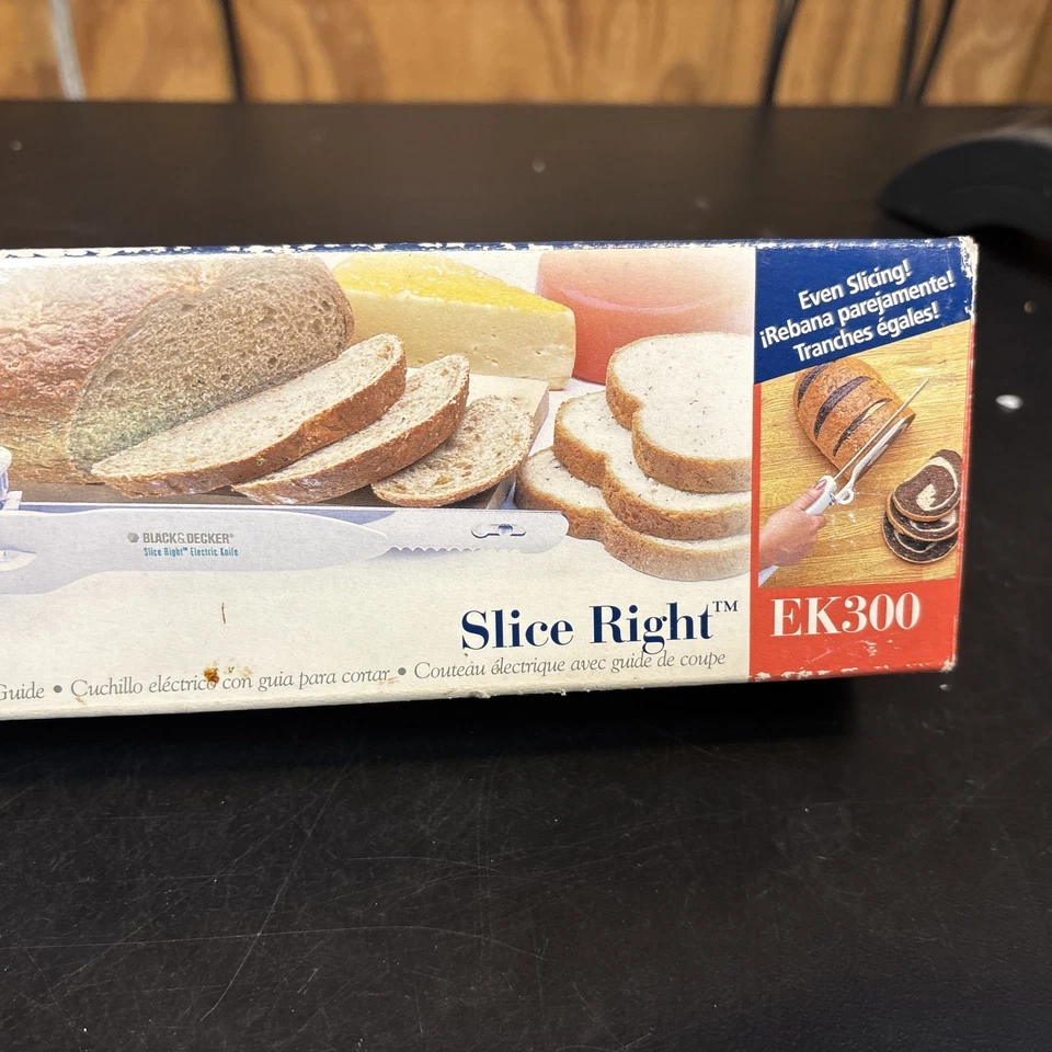 Электрический нож Black & Decker Slice Right EK300 2 ножа с коробкой протестирован - Изображение 2 из 4