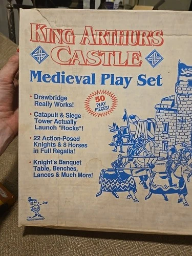 MARX TOYS King Arthurs Castle 4800 Playset NEW In box COMPLETE medieval play set