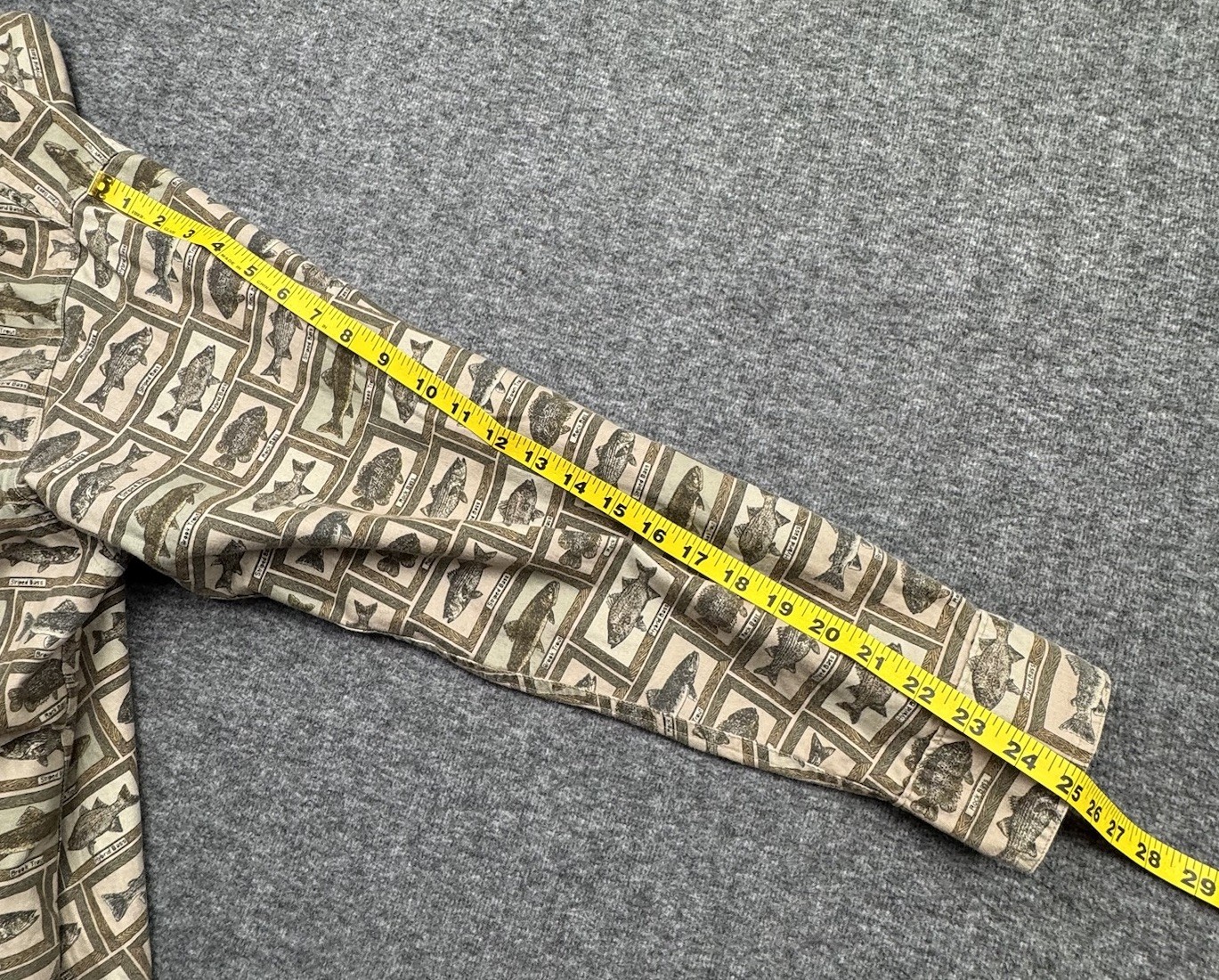 Woolrich Fish Frames Long Sleeve Button Down Shir… - image 7