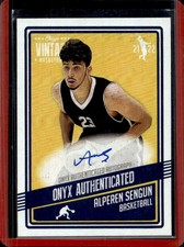 2021-22 Onyx Vintage Alperen Sengun Blue Signatures RC Auto #VAAS Seminoles