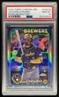 2024 Topps Chrome Update Jackson Chourio RC Prism Refractor Rookie #USC30 PSA 10