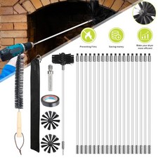 Chimney Cleaning Brush Kit Chimney Sweep Kit Duct Vent Cleaning Set for Flue