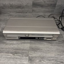 Hitachi DV-PF4E Combo VCR DVD Player Recorder Tested & Working No Remote