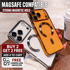 Magnetic Phone Case For iPhone 17 Air 16 15 14 13 12 11 Pro Max Full Lens Cover