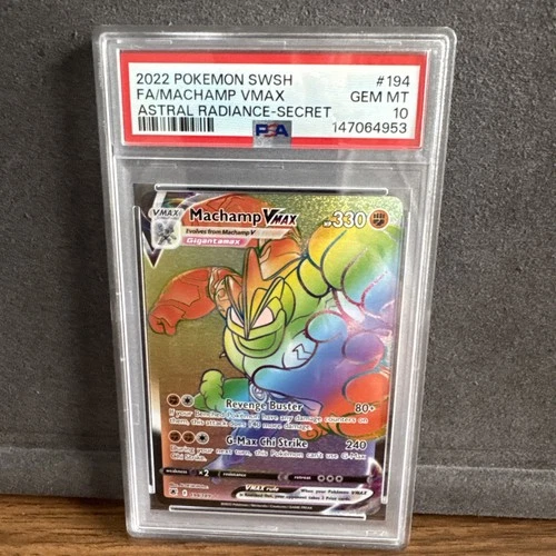 Machamp VMAX (Secret) 194/189 Swsh10: Astral Radiance Holo PSA 10