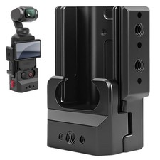 Aluminum 1/4" Screw Holes Cold Shoe Expansion Cage Case for DJI Osmo Pocket 3