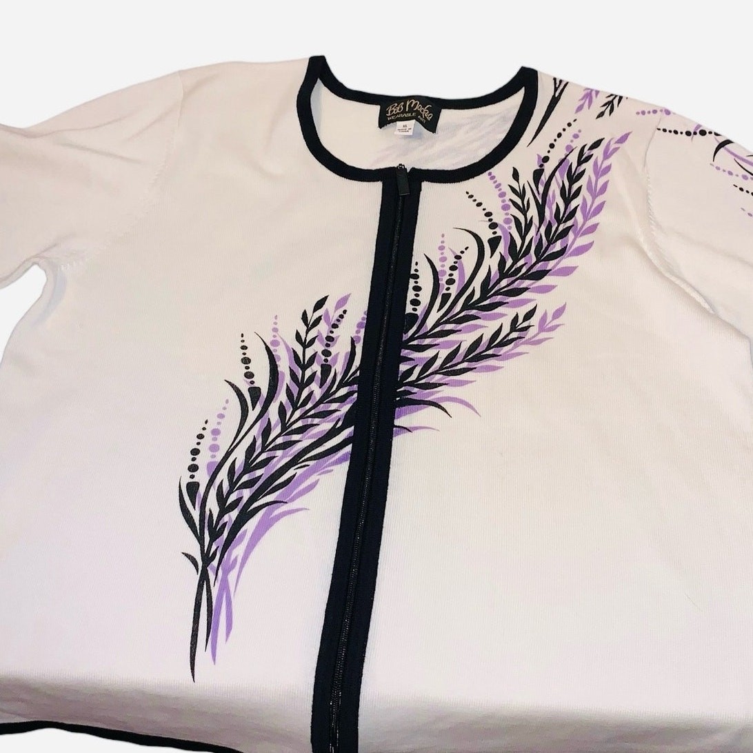 Bob Mackie Wearable Art Sweater XL - image 5