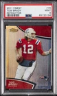 2011 TOPPS FINEST REFRACTOR #70 TOM BRADY PSA 9