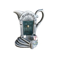 Park Rose Bridlington England Gray Jug Pitcher Door No. 9 Pottery