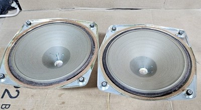 Grundig Speaker Pair Woofers  From Console Cabinet Stereo