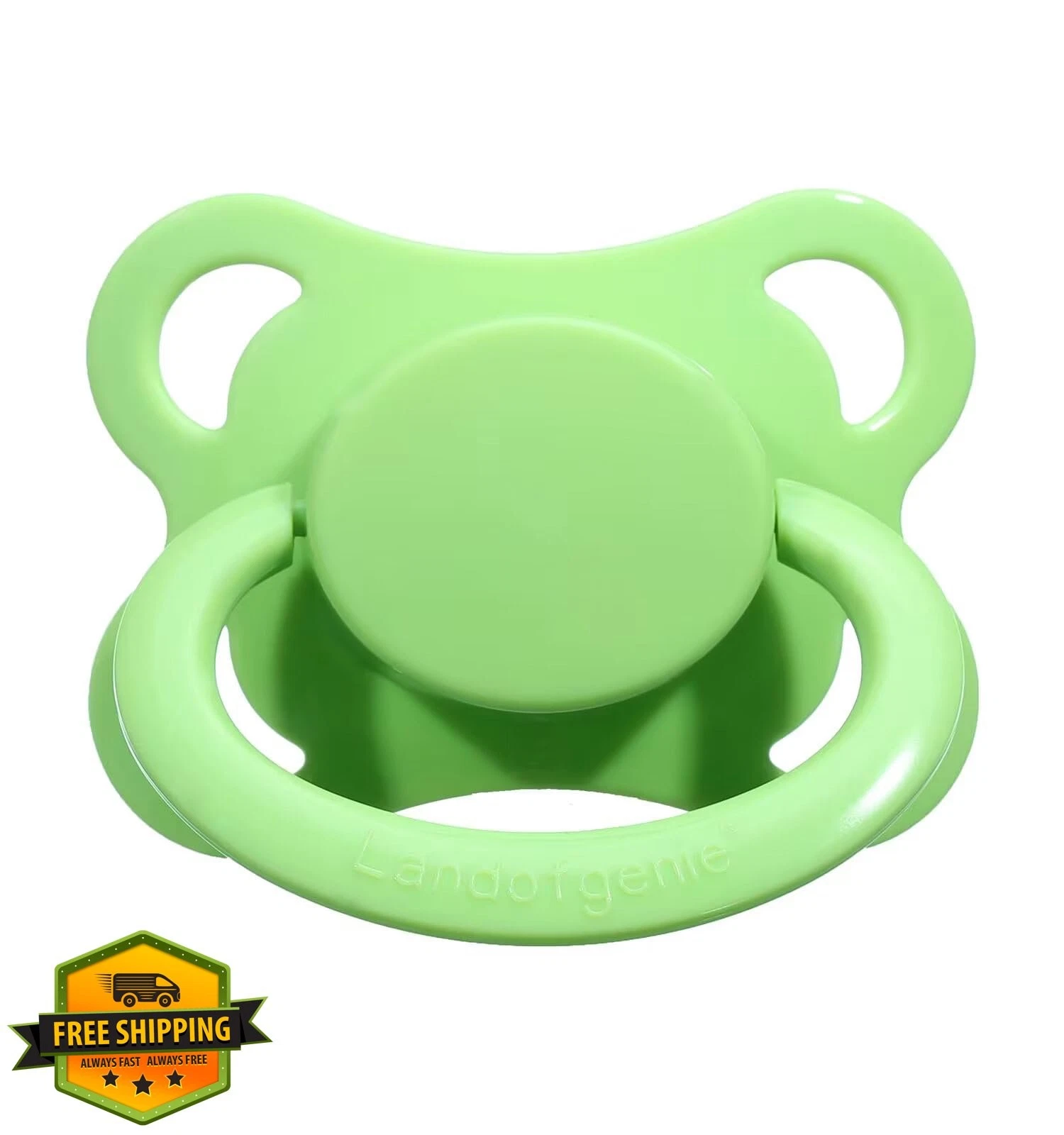 Landofgenie Pacifier Green Large Shield