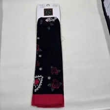 Time And Tru Black Skull Bandana