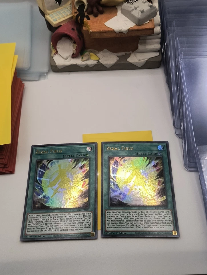 2X Yu Gi Oh Zexal Field BROL-EN054 Brothers of Legend 1st Edition Ultra Rare - Image 2 of 3