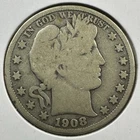 1908-D 50C Barber Half Dollar (88803)