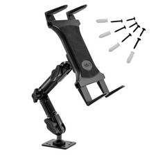 Slim-Grip  Tablet Holder with Drill-Base Mount and 8" Multi-Angle Arm