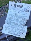 VTG PETERSON Mfg. VISE GRIP Locking Plier/Wrench 7''  In Box USA Tool 1973 Nice! — photo 8