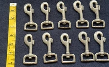 LOT OF 10 - Swivel Snap Hooks Leash Clasp Large Heavy Duty Swivel Eye Bolt