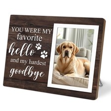 Pet Memorial Picture Frame for Dog,Cat Memorial Frame,In Loving Memory Photo ...
