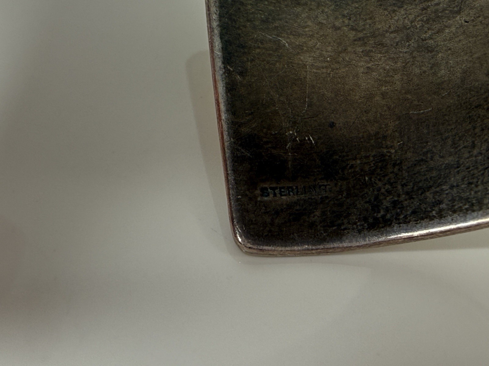 VTG Solid Sterling Silver Cuff Bracelet Wide 6.5”… - image 8