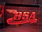 BSA MOTORCYCLE LED NEON LIGHT SIGN MAN CAVE GARAGE SHED VINTAGE WALL ART DÉCOR