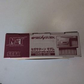 Sega Saturn Modem Unused Vintage Orange Box
