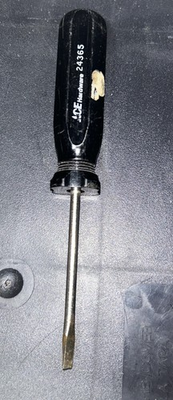 #ad ACE HARDWARE FLATHEAD SCREWDRIVER NO. 24365 $7.99