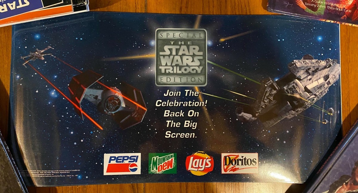 トップス PEPSI STAR WARS TRILOGY SPECIAL EDITION VTG The Star Wars Trilogy Diet Pepsi Special Edition Storm