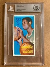 Bob Dandridge Signed 1970-71 Topps Rookie Card Beckett Authentictaed