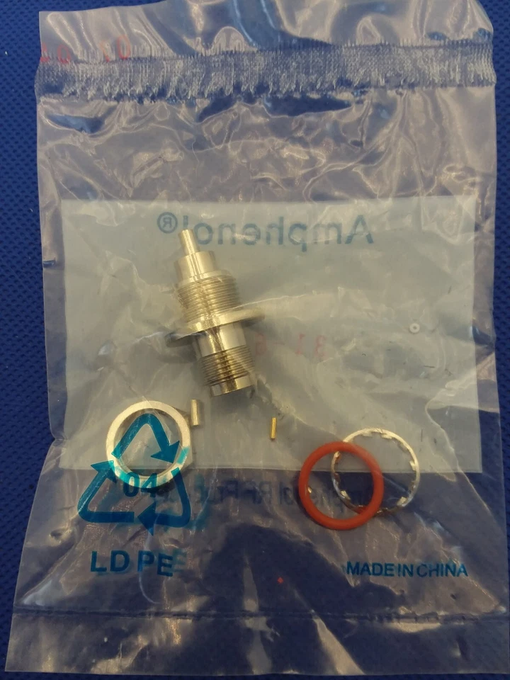 AMPHENOL 31-6219 RF CONNECTOR/COAXIAL FEMALE (LOT OF 5) NIB - Image 4 of 4