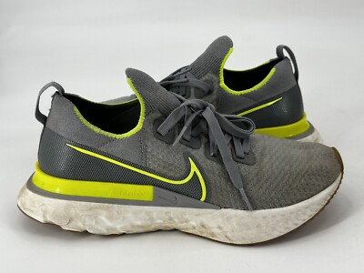 Nike React Infinity Run Flyknit (CD4371-008) Men's Size 8.5 Grey/Green