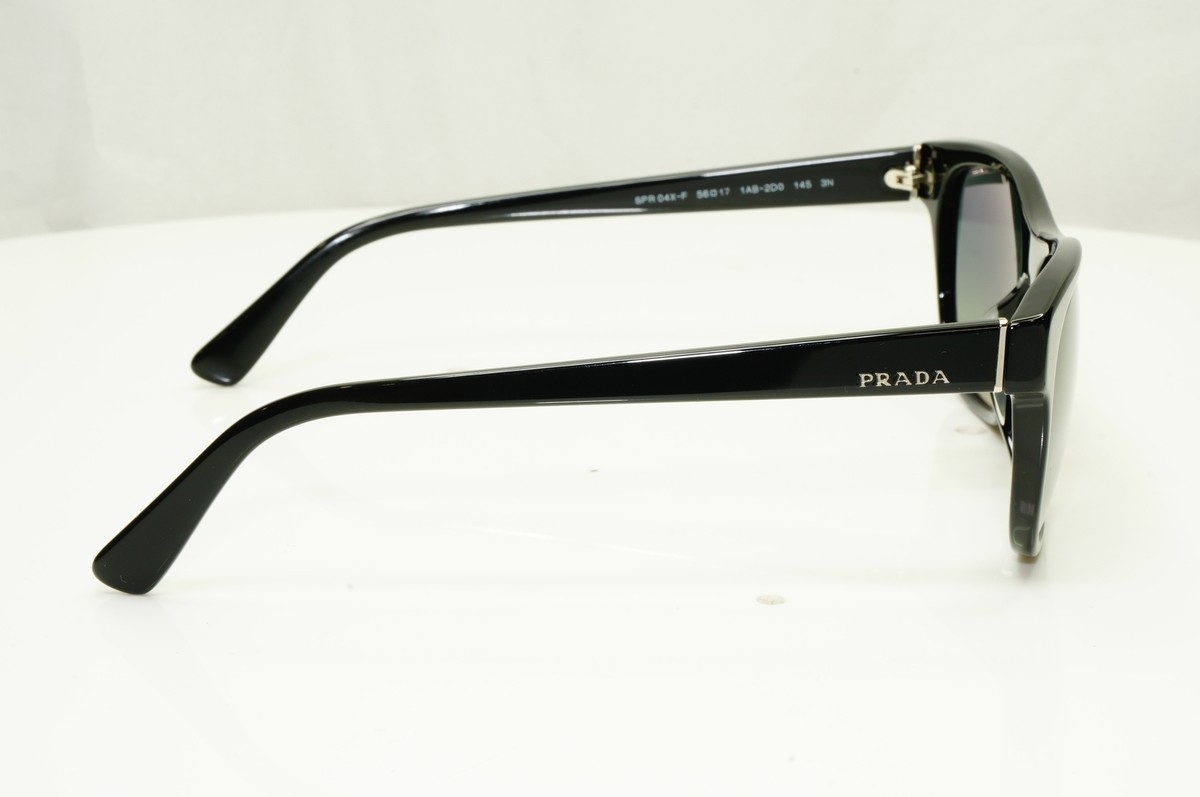 Prada SPR04X Black Logo Sunglasses With Matching Case Prada SPR04Y Rectangle Sunglasses | Fashion Eyewear US main image 2