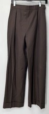 Christian Dior Boutique Vintage Women's Brown Wide-Leg Dress Pants sz 38/S