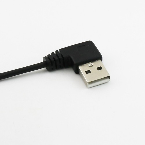 USB 2.0 B Male Right Angle to A Right Angle Male Spiral Coiled Printer Cable 5ft - Picture 4 of 7