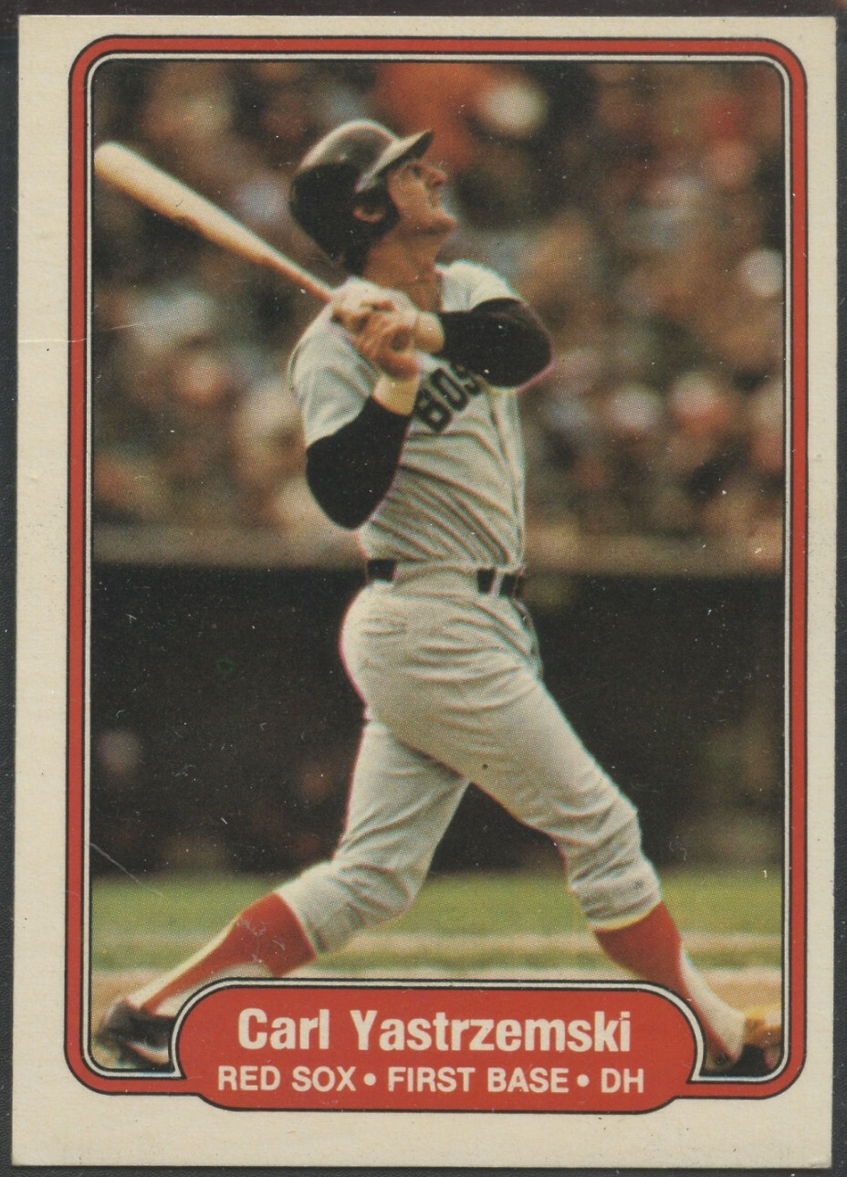 1982 Fleer#312 Carl Yastrzemski Boston Red Sox HOF
