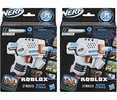 Nerf Roblox Guns 2x Elite Lot Of 3 New (Sealed w/ 2 darts and virtual  codes)